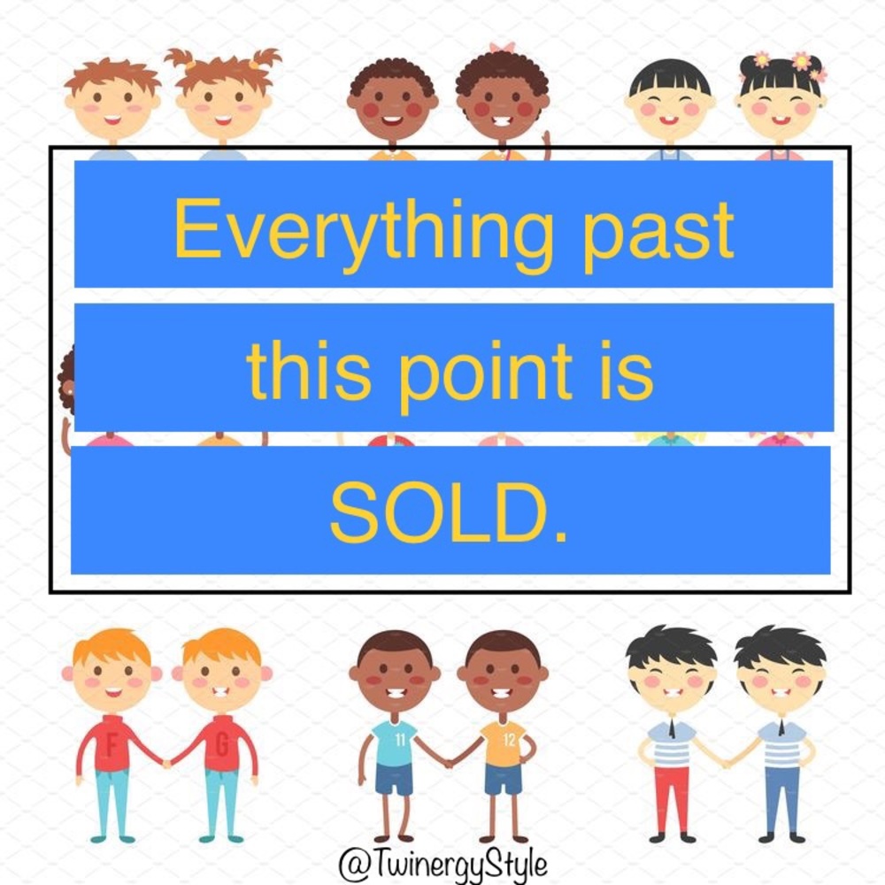 Everything below this post has been sold!